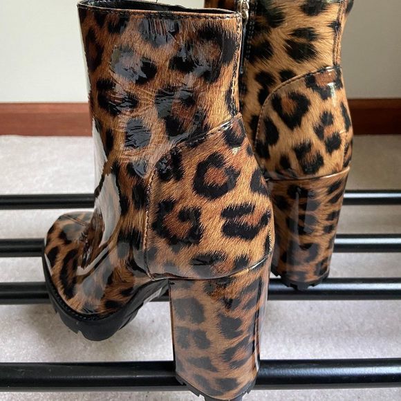 SCHUTZ Nandy Patent Leather Platfor Boots NEW NWOB - Picture 4 of 8